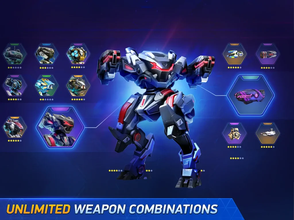 mech arena unlock all weapons