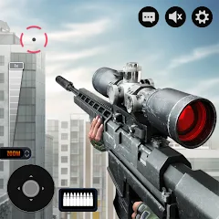 sniper 3d mod apk logo