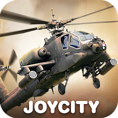 gunship battle mod apk logo