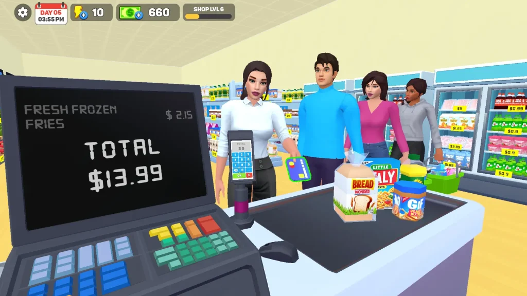 my supermarket simulator 3d max level