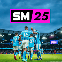 soccer manager 2025 mod apk logo