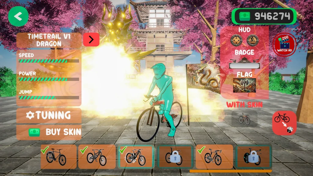 bicycle extreme rider 3d mod menu