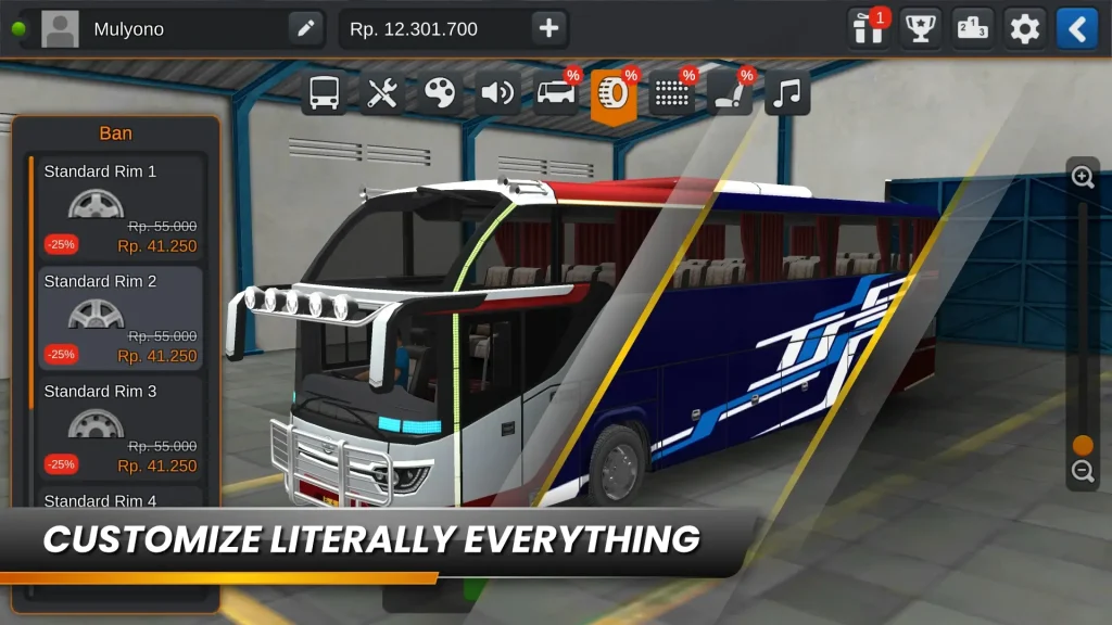 bus simulator indonesia mod menu