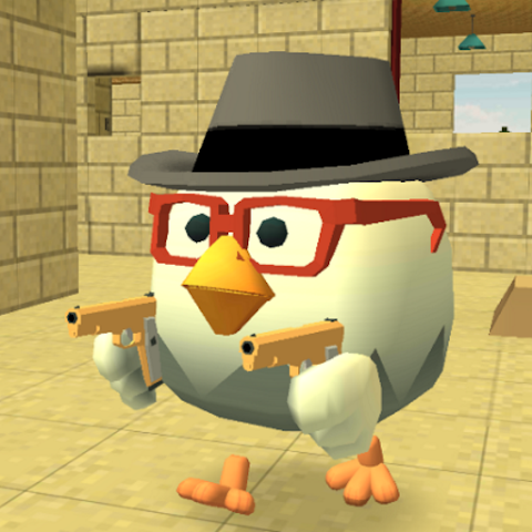 chicken gun mod apk logo