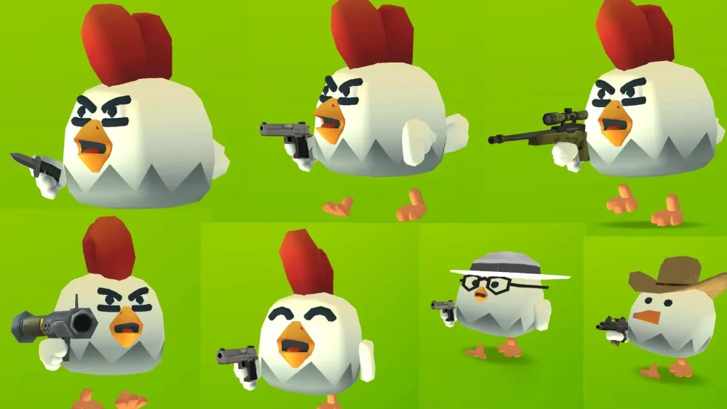 chicken gun mod unlimited money