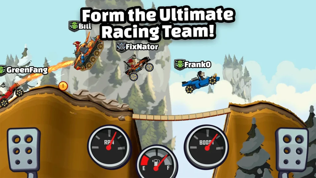 hill climb racing 2 mod all vehicles unlocked