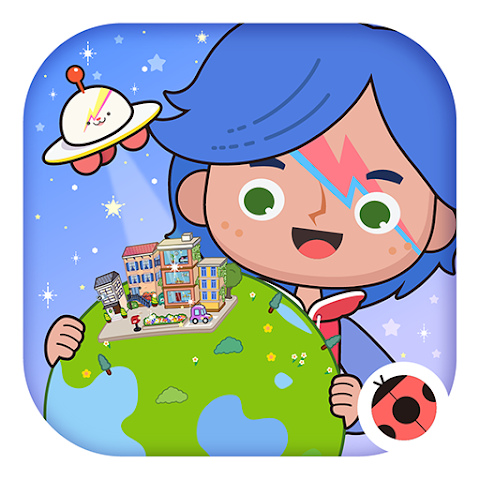 miga town my world mod apk logo