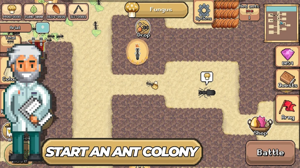 pocket ants mod unlimited money