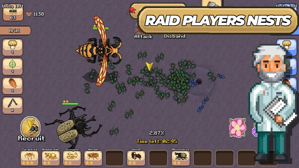 pocket ants mod unlimited resources