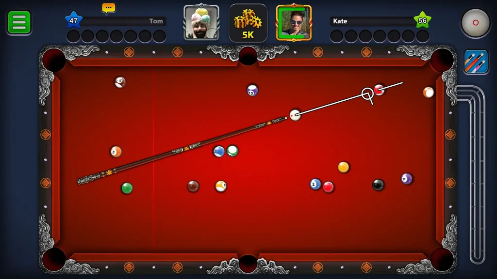 8 ball pool mod long line